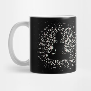 Meditation Splat Effect Mug